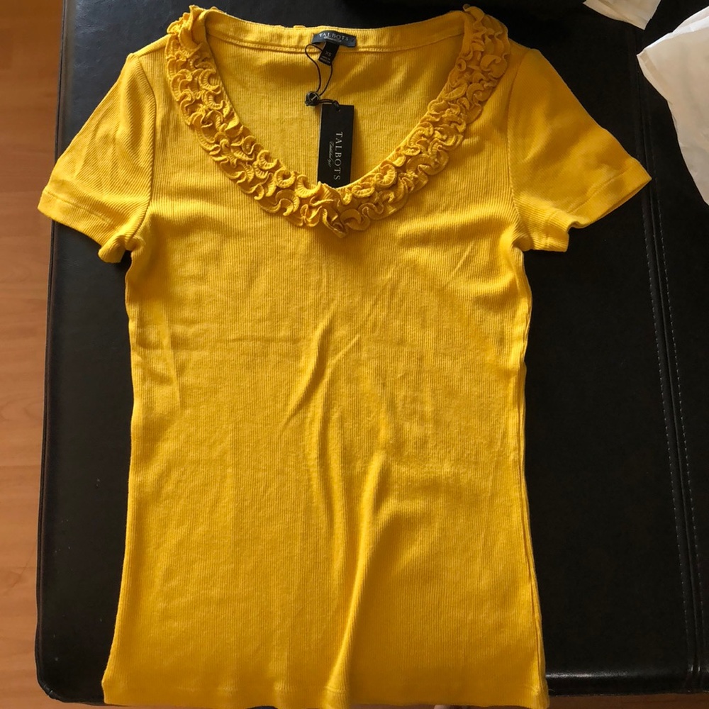 Mustard yellow top